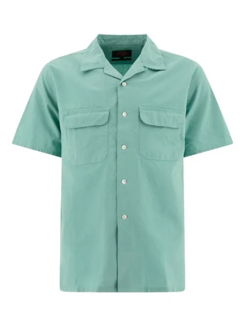 BEAMS PLUS open-collar pocket shirt