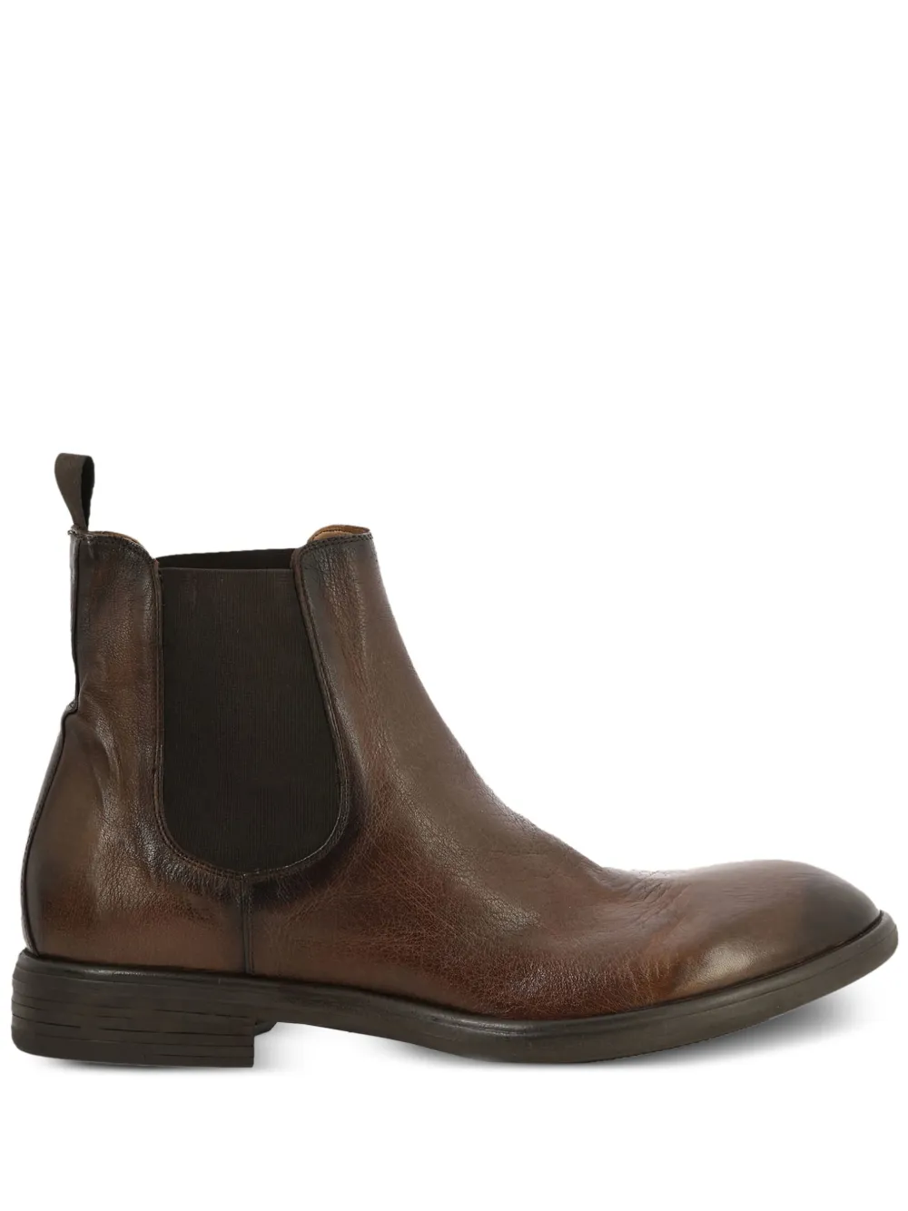 Sturlini firenze elastic-panel leather chelsea boots Brown
