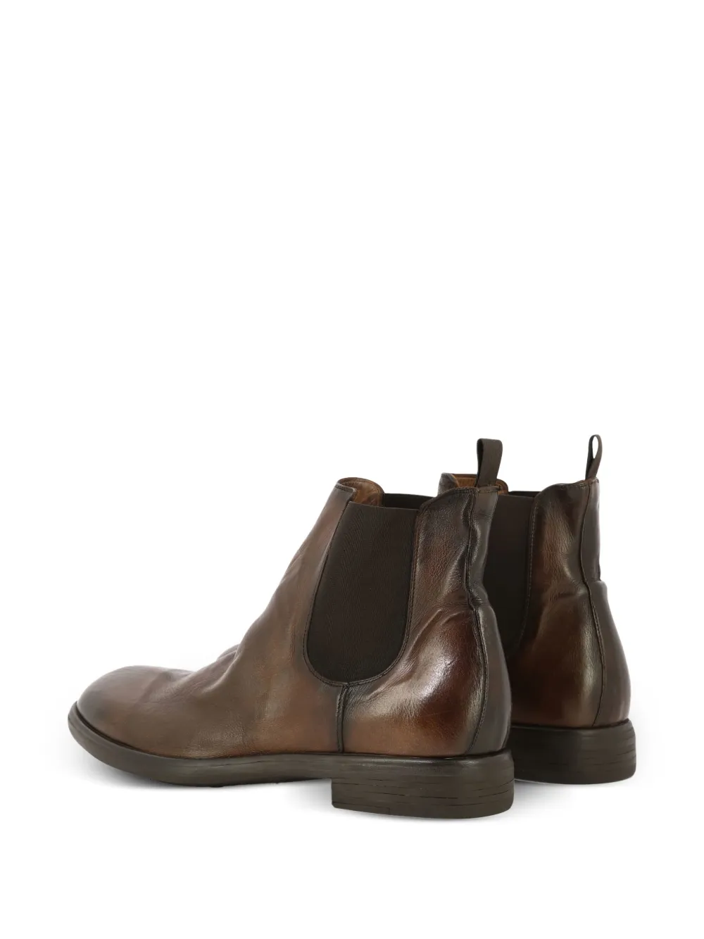 sturlini firenze elastic-panel leather chelsea boots Brown