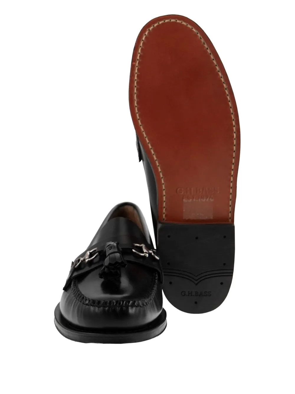 G.H. Bass & Co. Weejun Heritage leather loafers Zwart