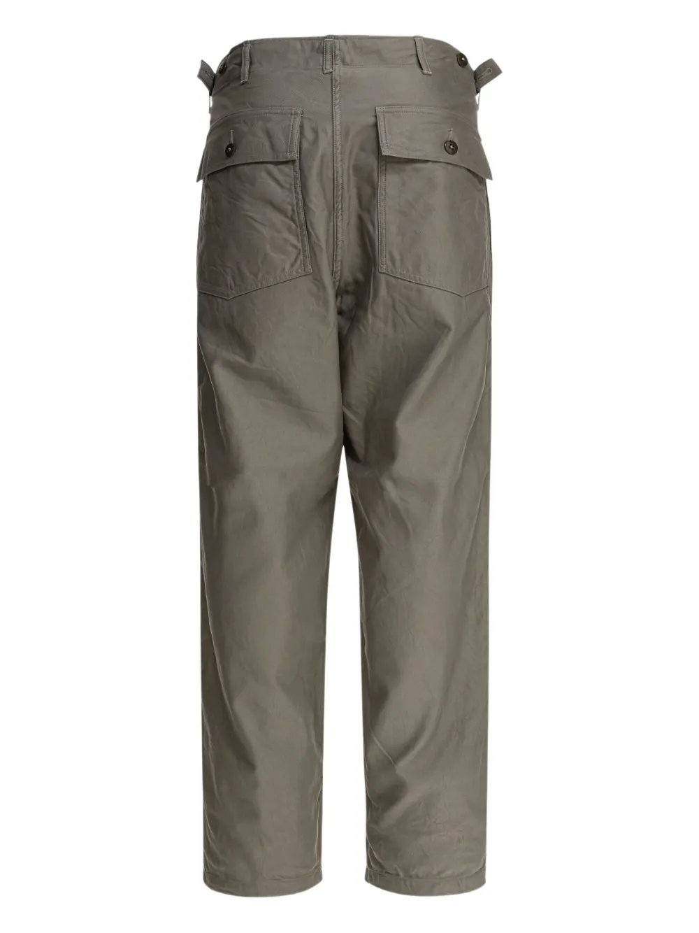 Kaptain Sunshine patch-pocket cotton trousers - Groen