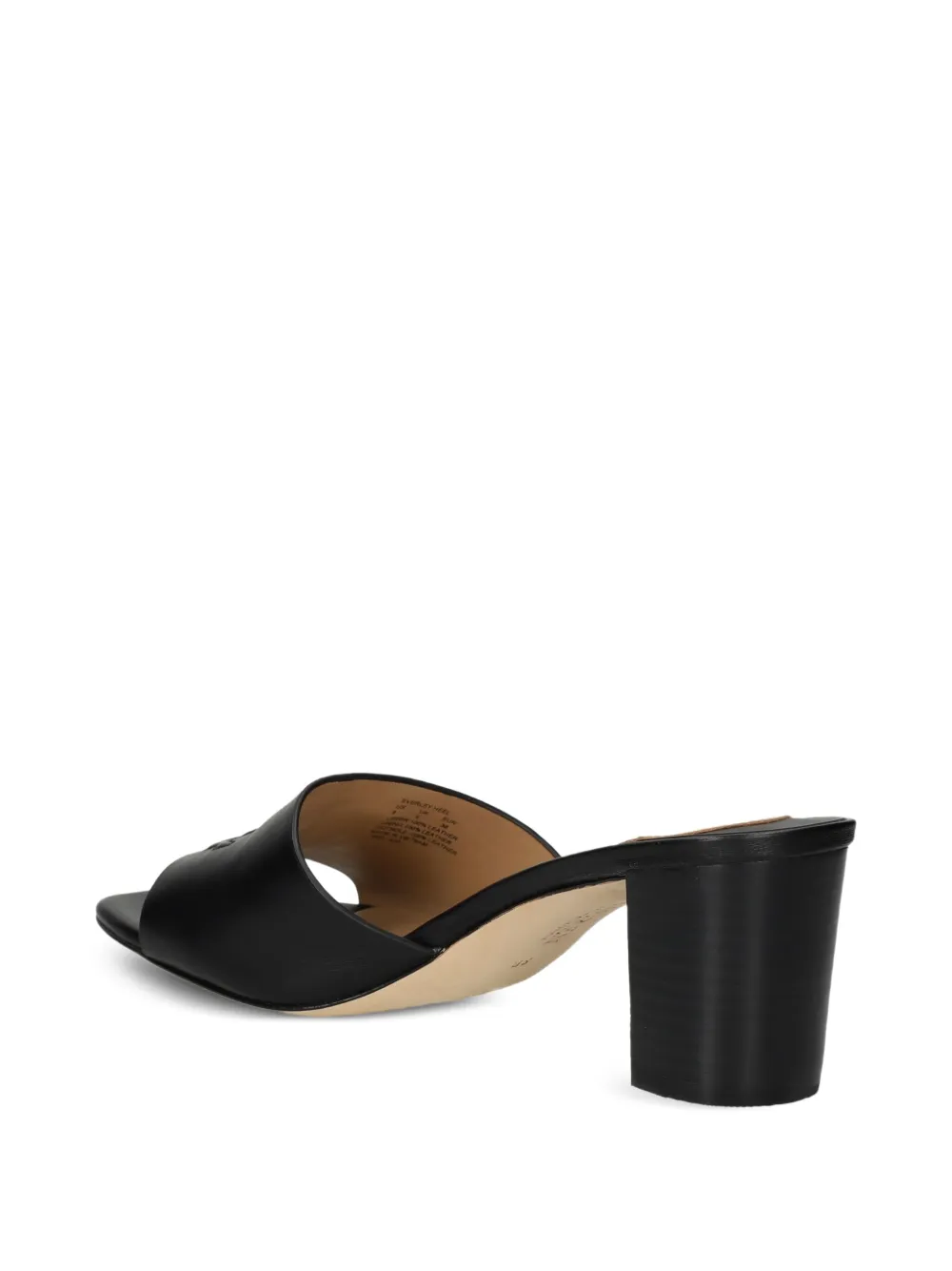Lauren Ralph Lauren logo-embossed open-toe sandals Black