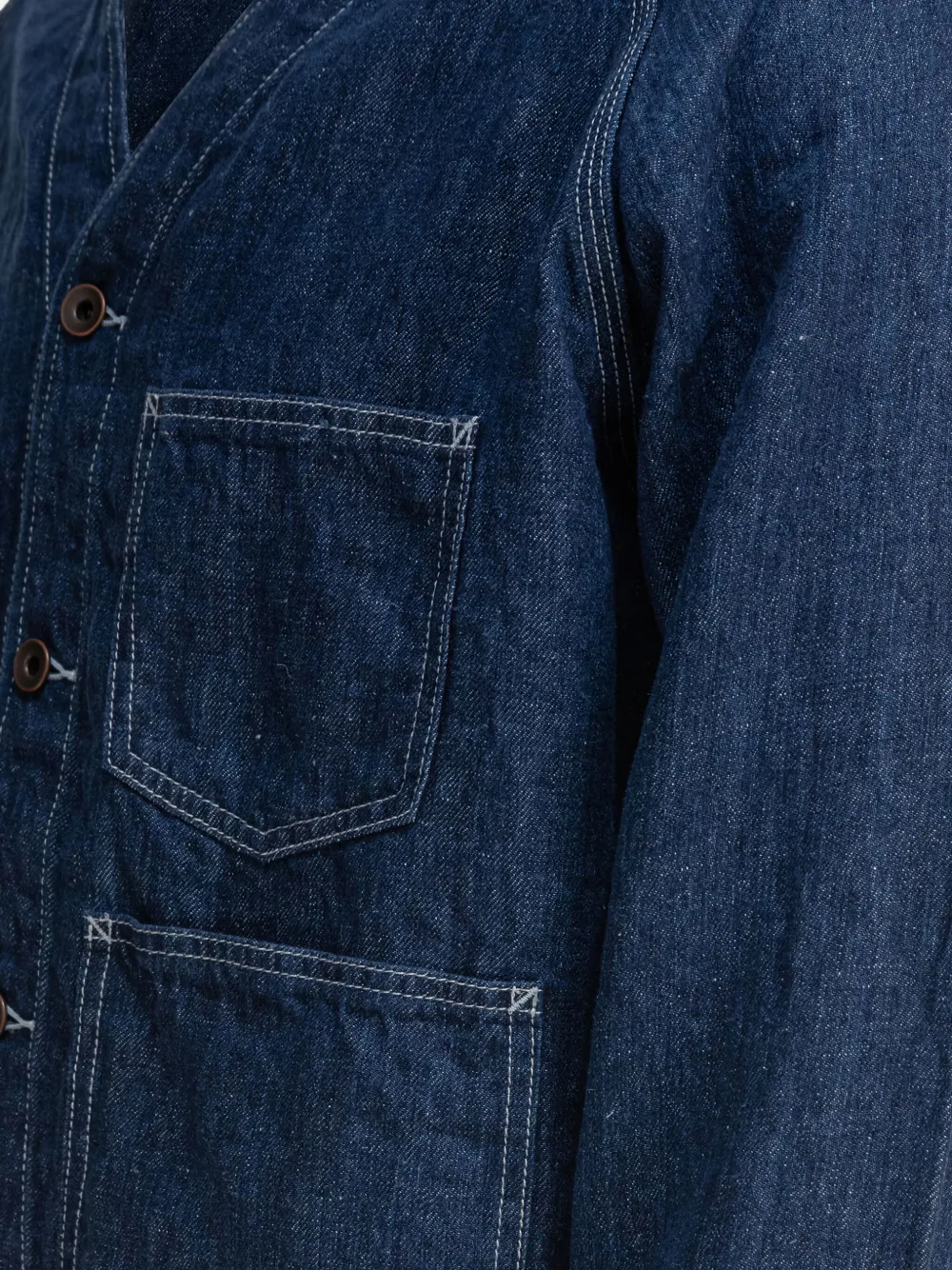 Raglan-Sleeves Denim Jacket