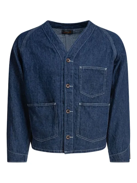 BEAMS PLUS raglan-sleeves denim jacket