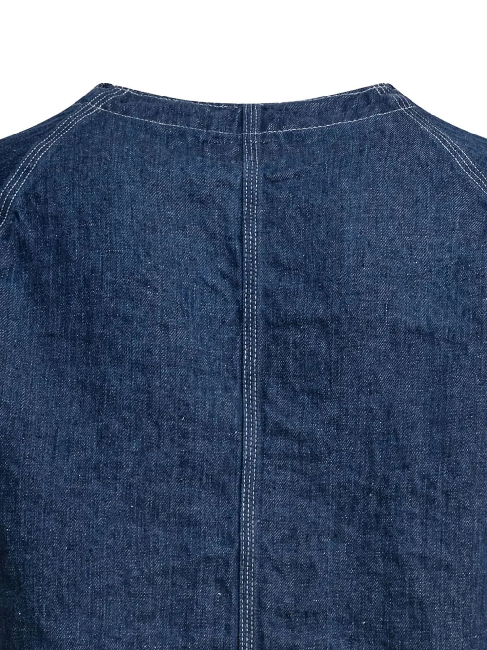 Raglan-Sleeves Denim Jacket