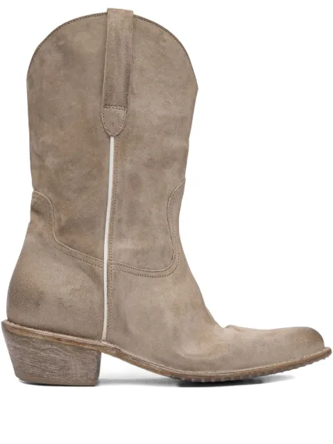 Moma leather cowboy boots
