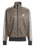 adidas Firebird leopard-print sweatshirt - Brown