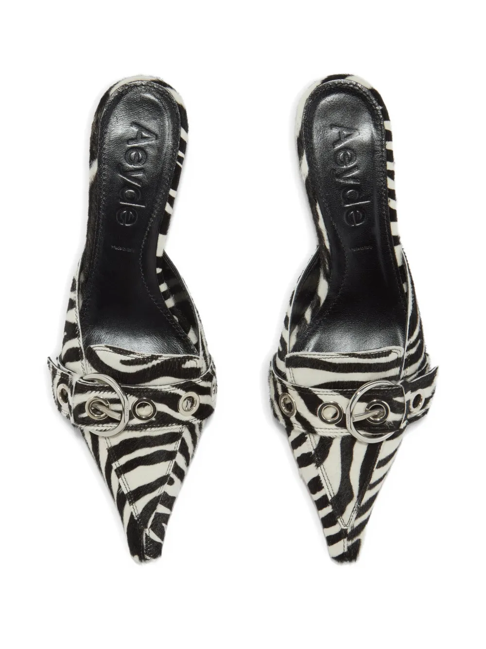 Aeyde 35mm Danielle buckled pumps Zwart