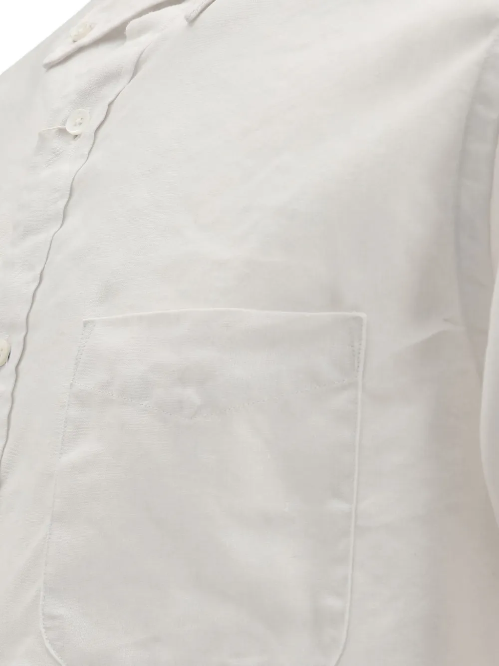 BEAMS PLUS button-down pocket shirt Wit
