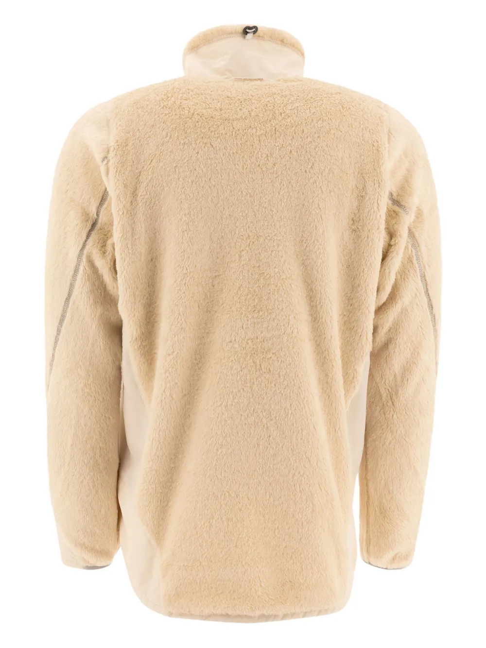 and Wander high-collar fleece jacket Beige