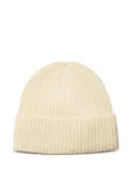 IVY OAK ribbed merino-wool beanie - White