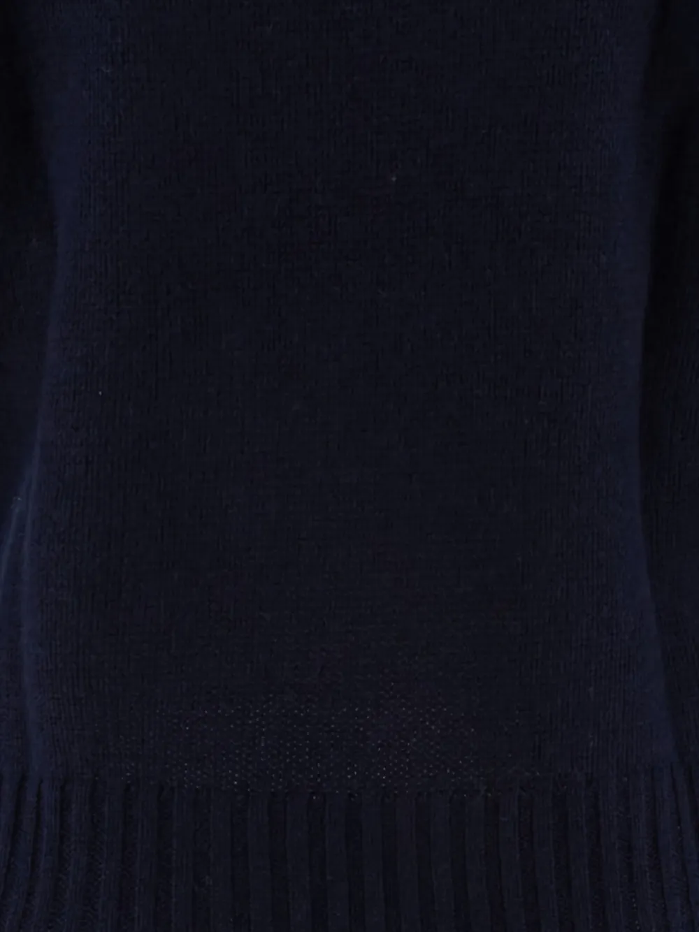 Ribbed-Hem Sweater