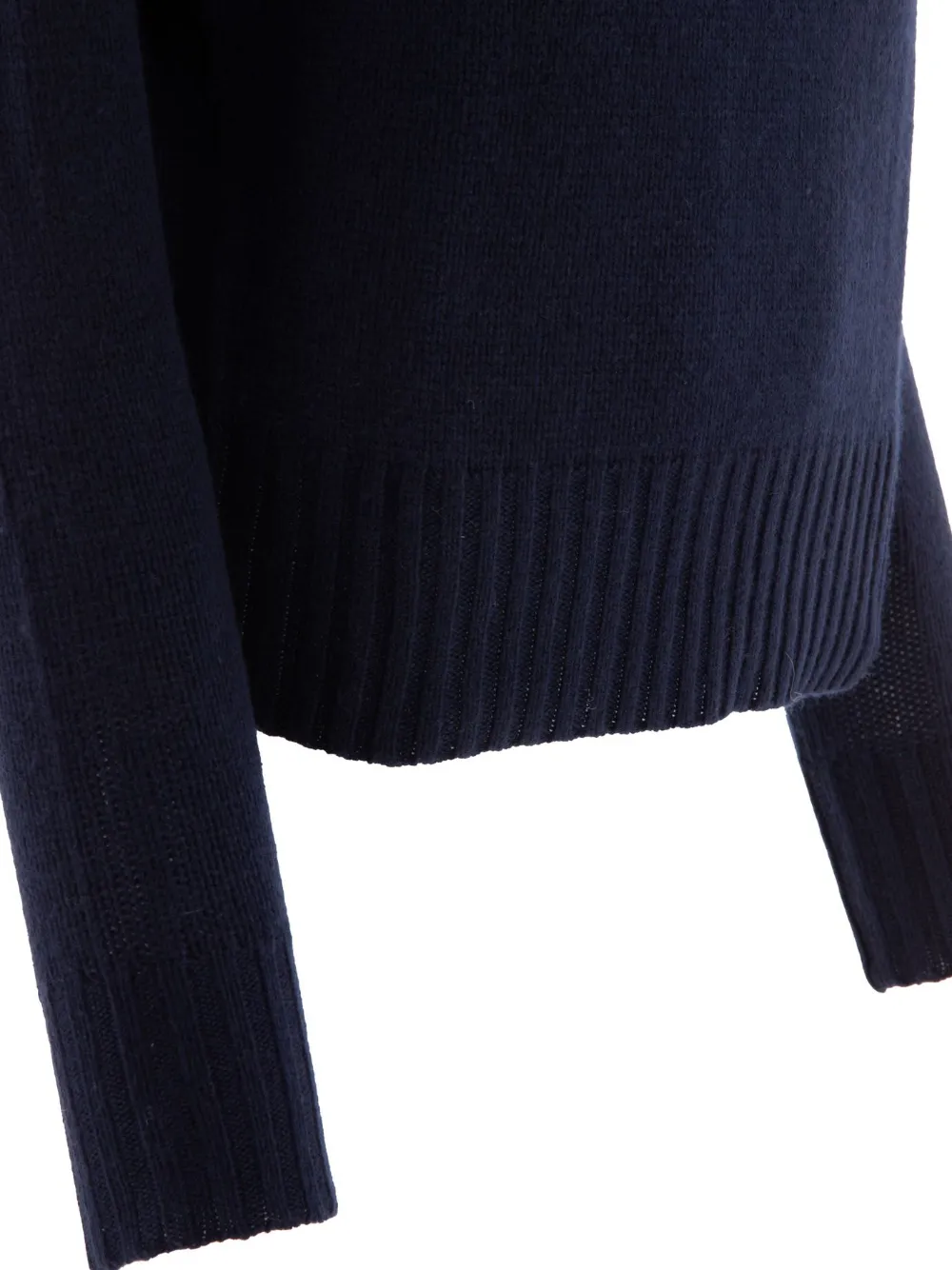 Ribbed-Hem Sweater