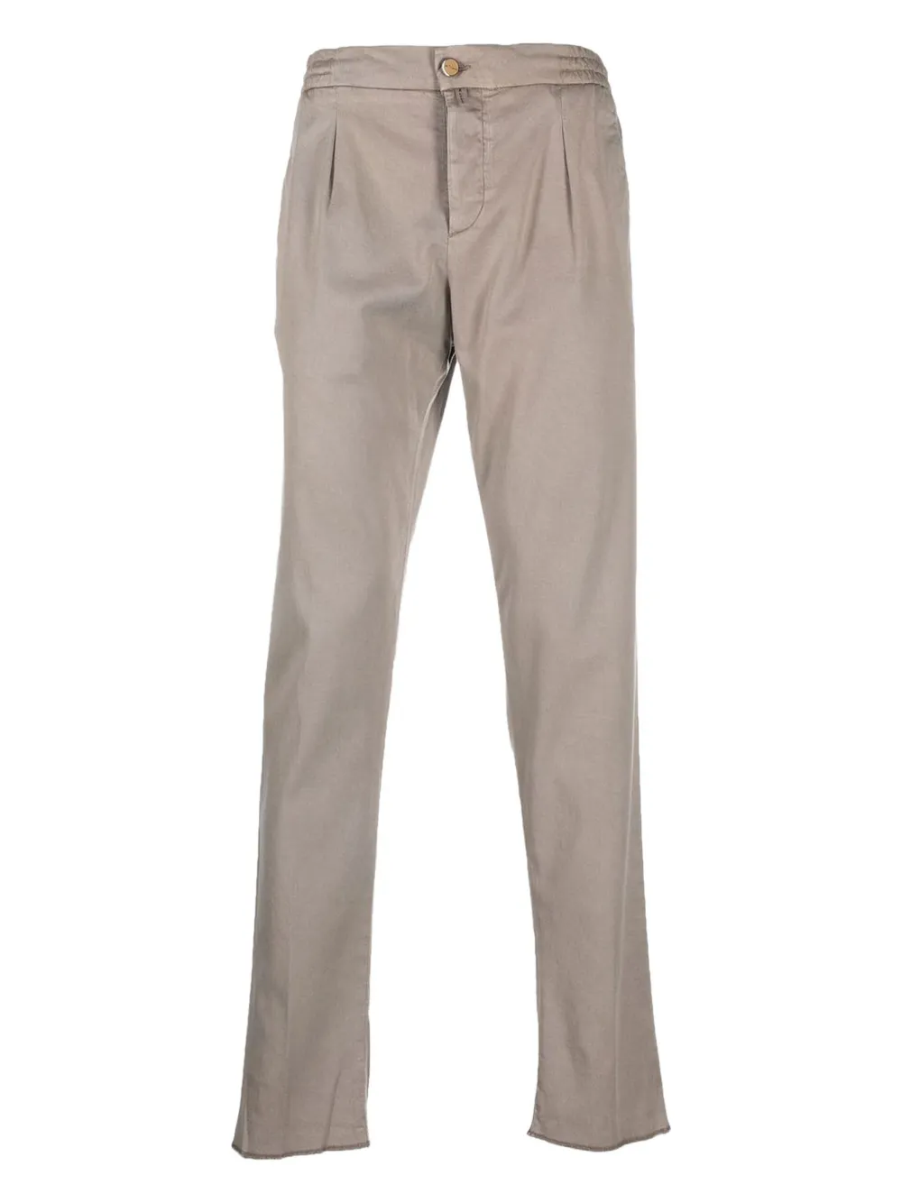 Kiton Broek met trekkoord Beige