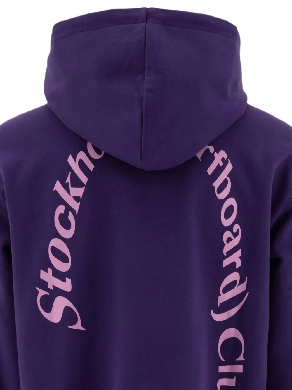 Stockholm Surfboard Club Hoodie met logoprint Paars