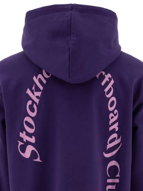 Stockholm Surfboard Club ロゴ パーカー | パープル | FARFETCH JP