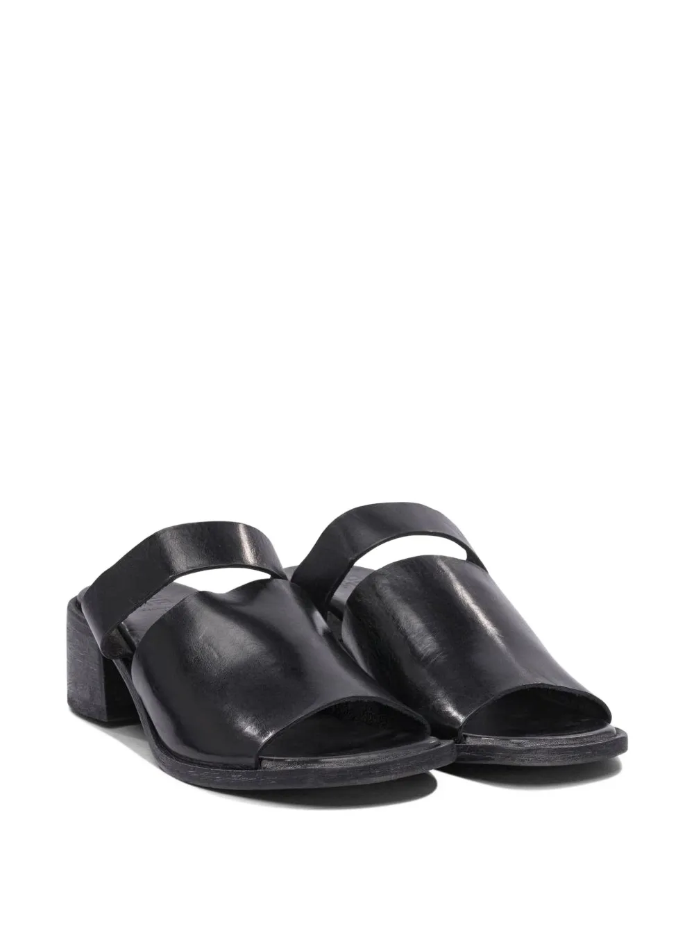 Moma double-strap block-heel sandals | Heeled Sandals | Image 2