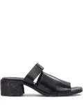 Moma double-strap block-heel sandals - Black