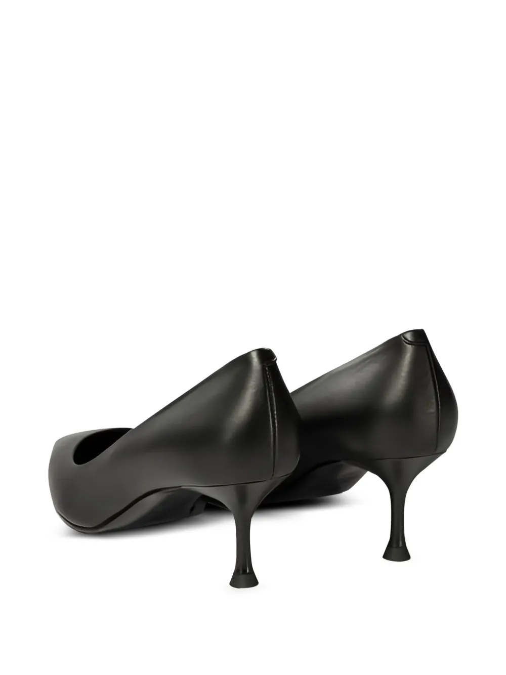 Sergio Levantesi Ella pointed-toe leather pumps Black