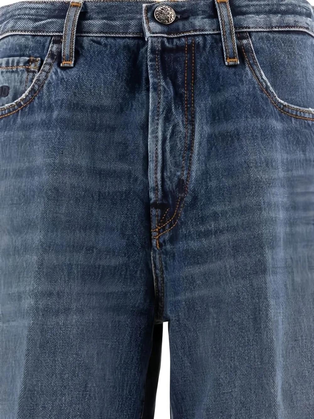 Jacob Cohën Jeans met wijde pijpen Blauw