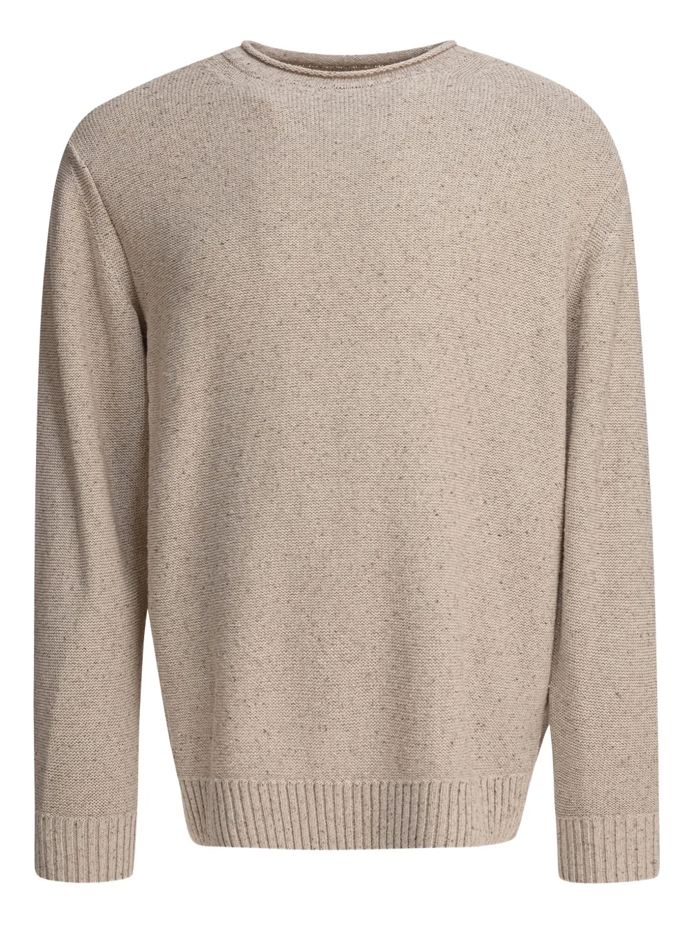 speckled-effect sweater