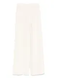 Max Mara elasticated-waist trousers - White