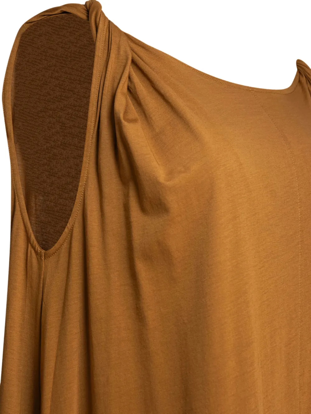 Soeur Debby mouwloze maxi-jurk Bruin