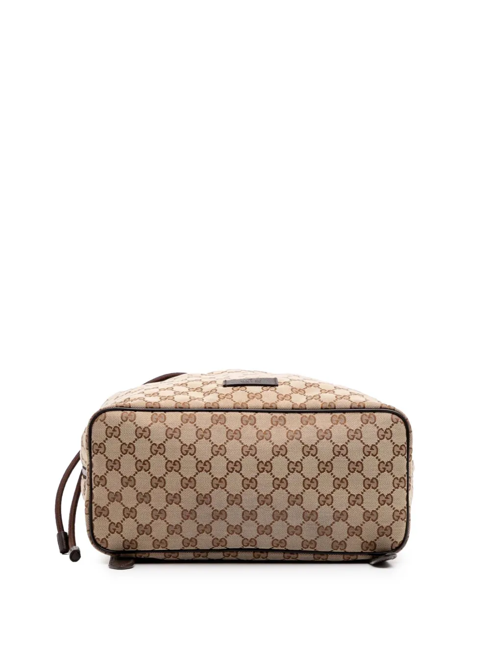 Pre-owned Gucci 2016-2024 Gg Canvas Drawstring Backpack