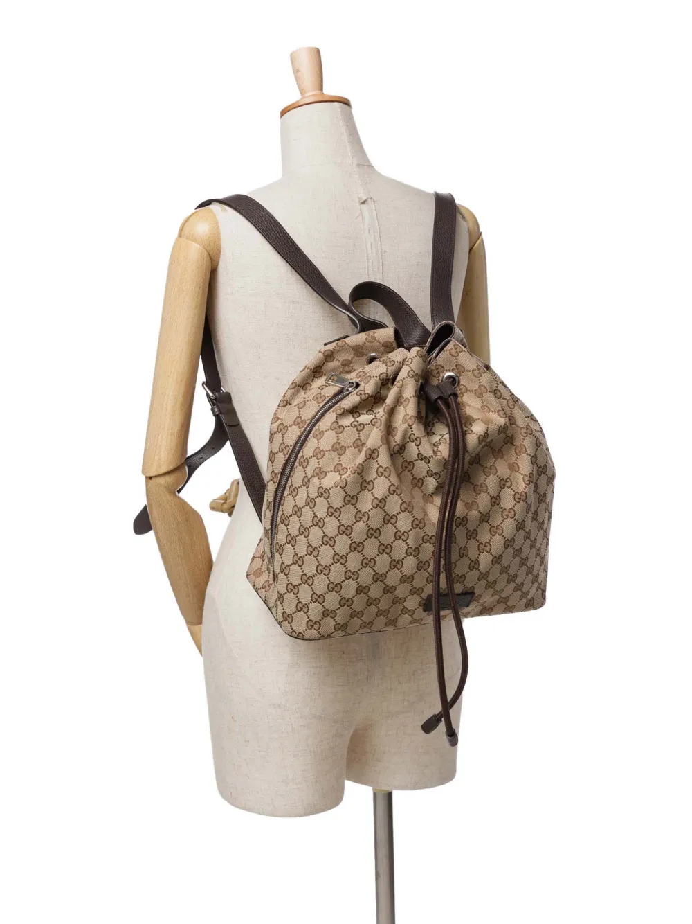 Gucci Pre-Owned 2016-2024 GG Canvas Drawstring backpack | Pre-owned | Image 2