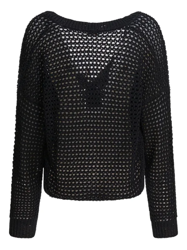 Brunello Cucinelli スパンコール カーディガン | ブラック | FARFETCH JP