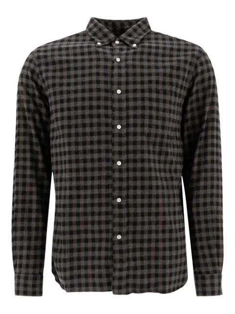 BEAMS PLUS Gingham-check cotton shirt