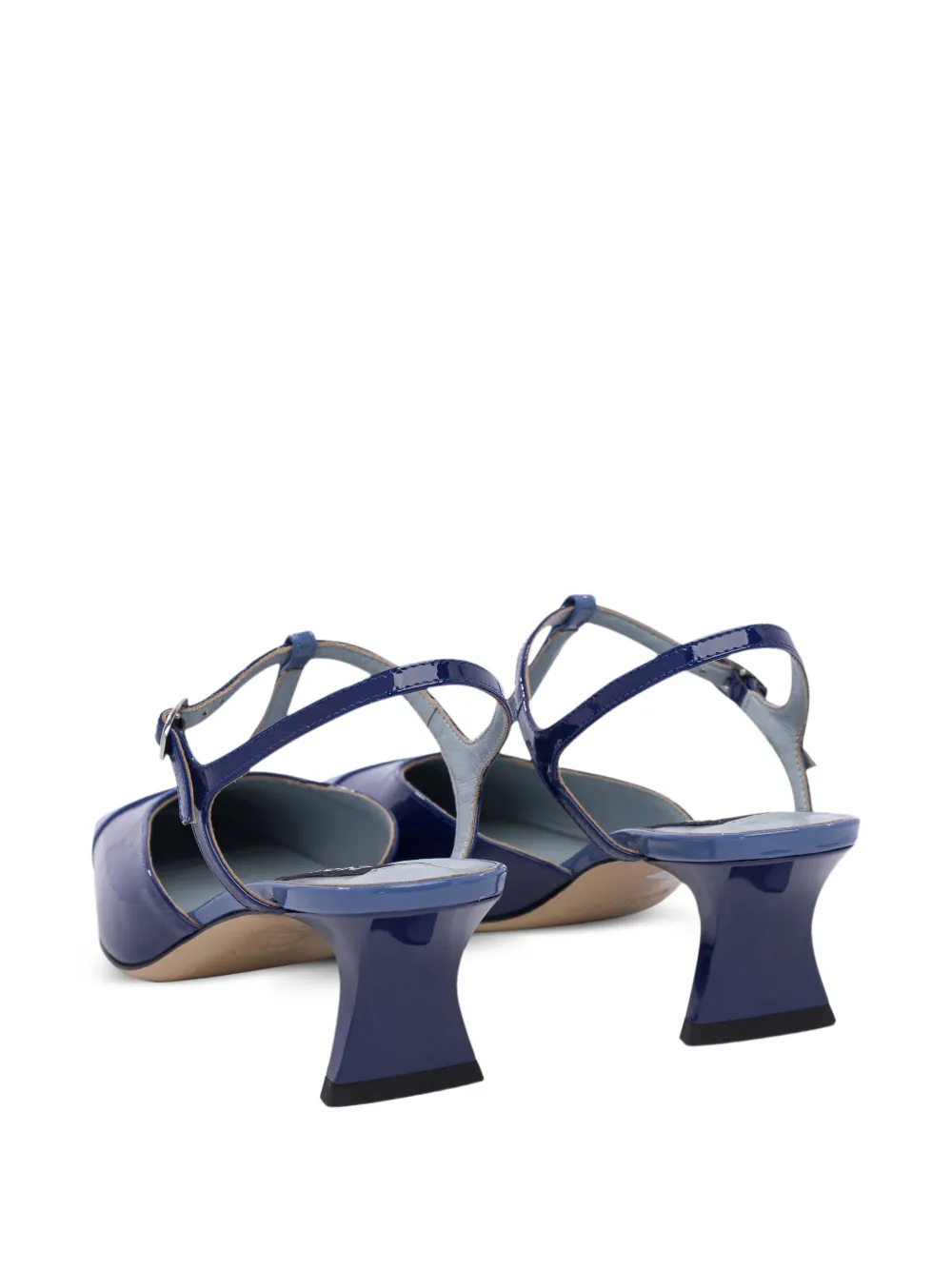 Carel Paris 55 mm leren pumps met T-bandje Blauw