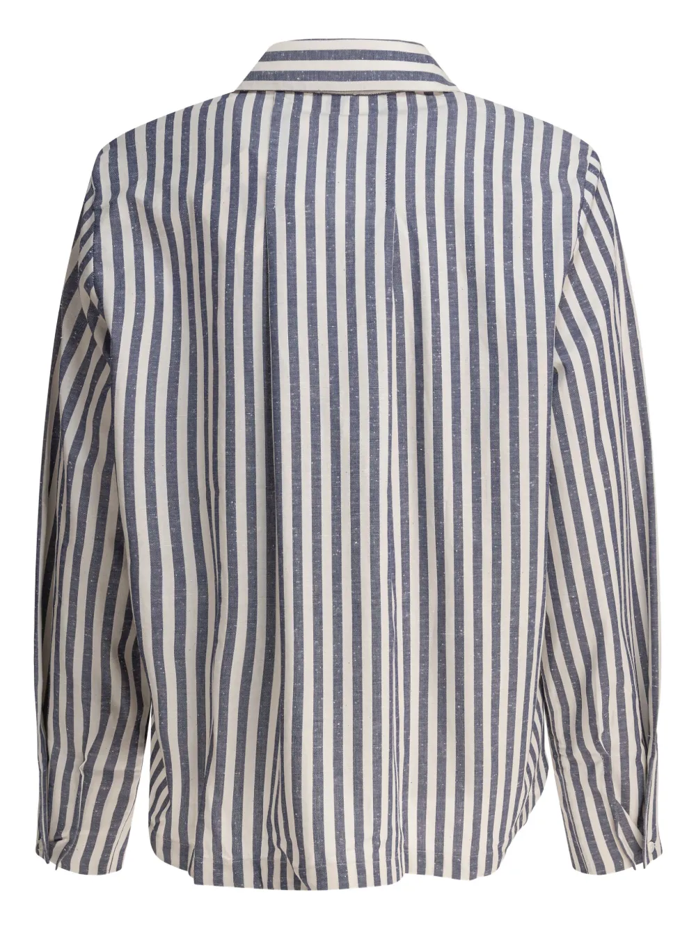 Ines De La Fressange striped-pattern cotton shirt - Blauw
