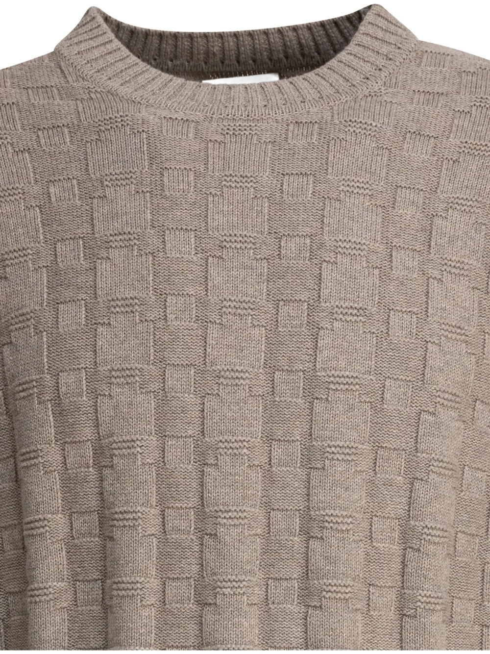 Norse Projects Jonas Cotton Cashmere Sweater Knitwear Beige In Brown