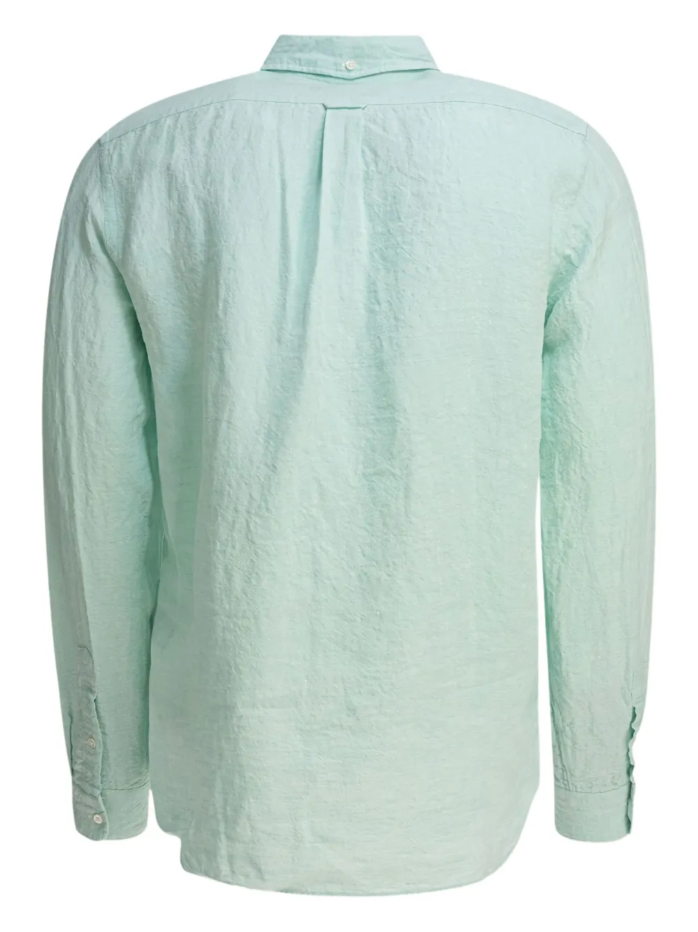 BEAMS PLUS textured linen shirt - Groen