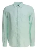 BEAMS PLUS textured linen shirt - Green