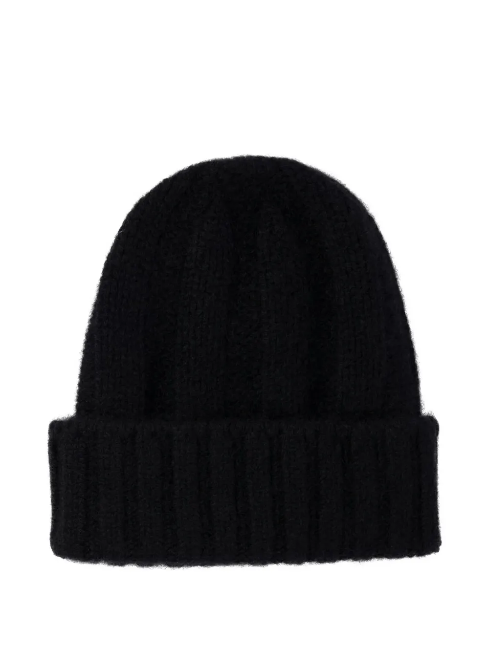 BEAMS PLUS cashmere ribbed beanie | Black | Image 1