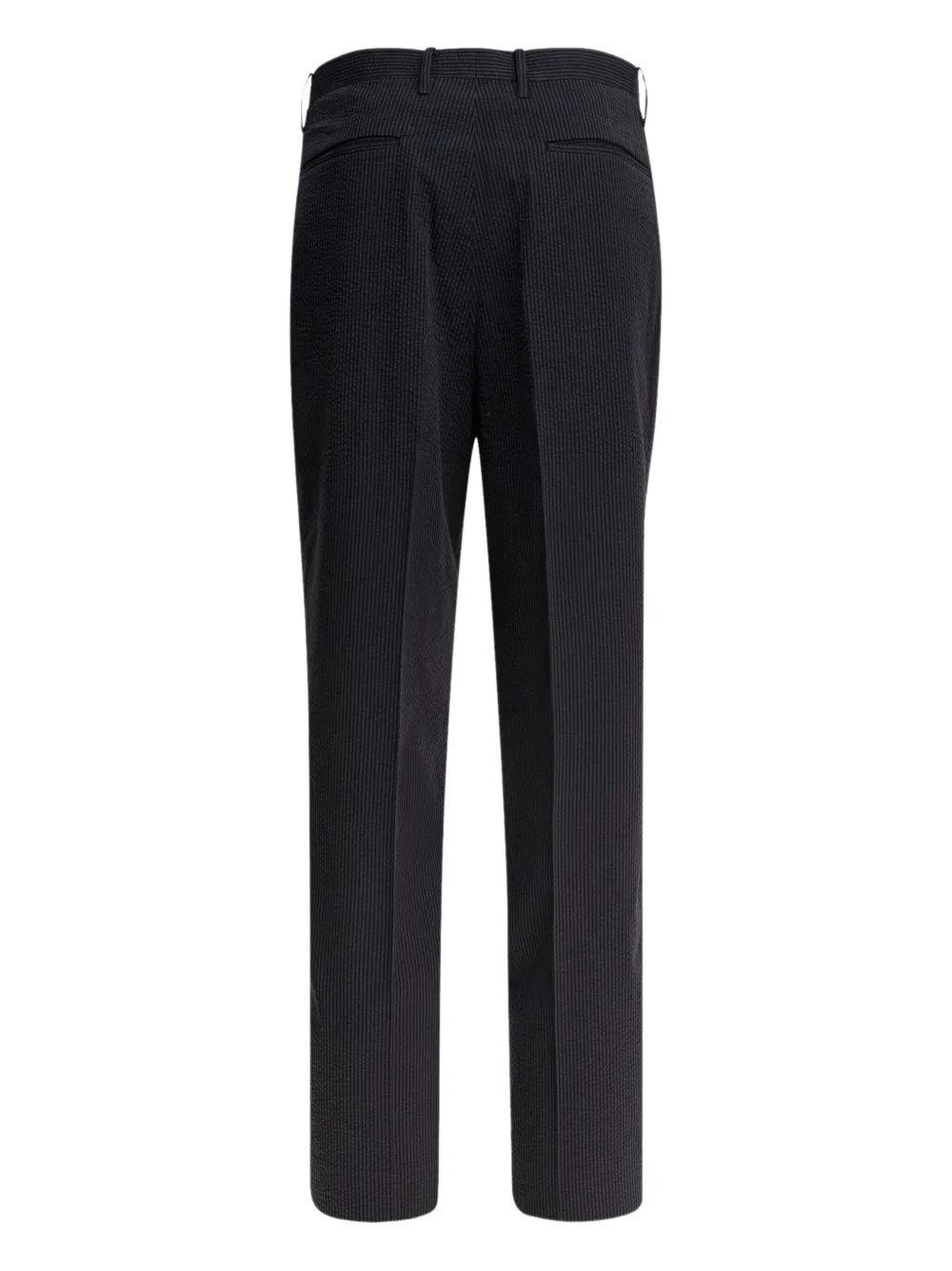 Kaptain Sunshine pleated pinstripe trousers - Blauw