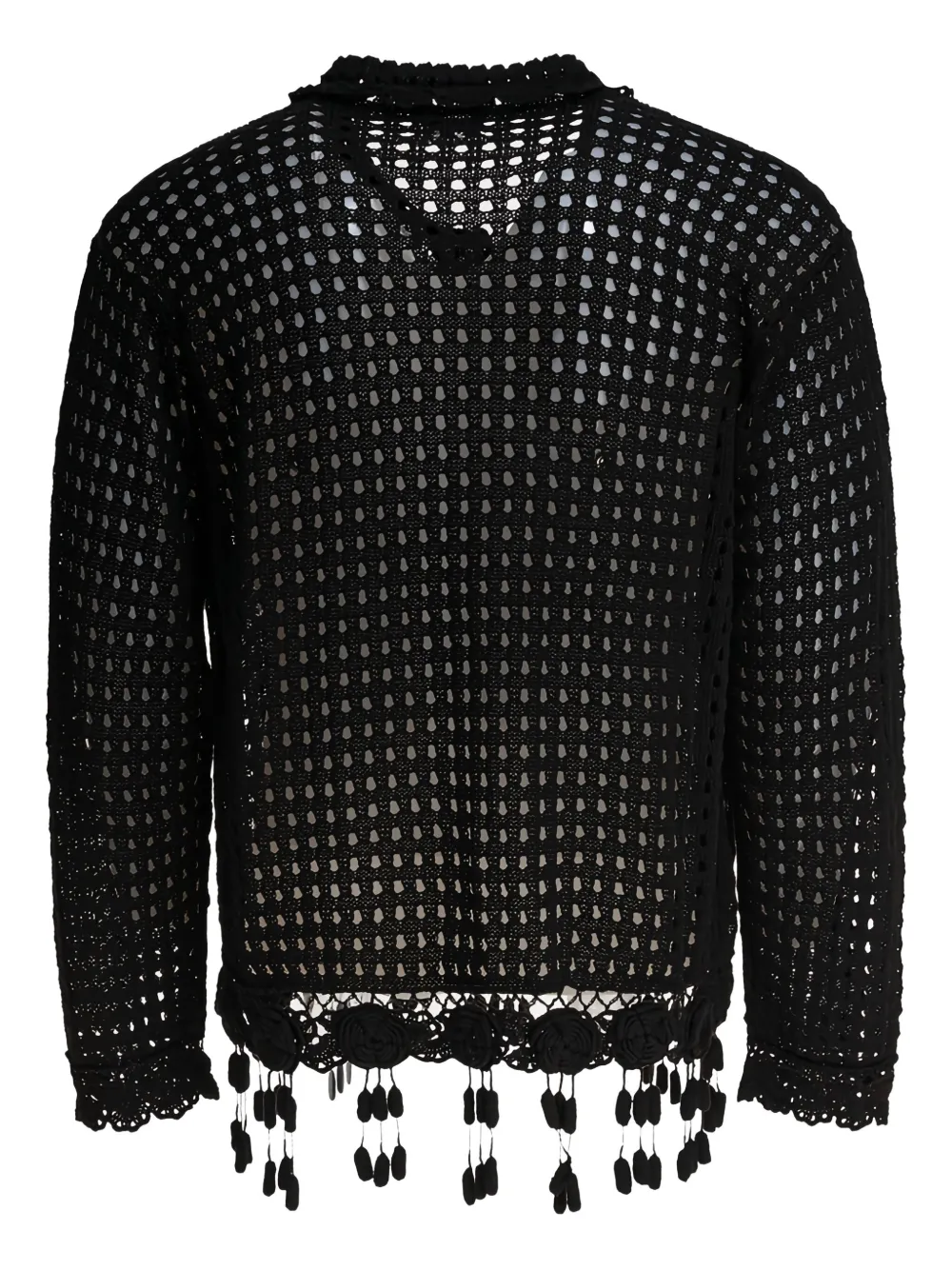 BODE crochet-trimmed buttoned shirt | Image 2