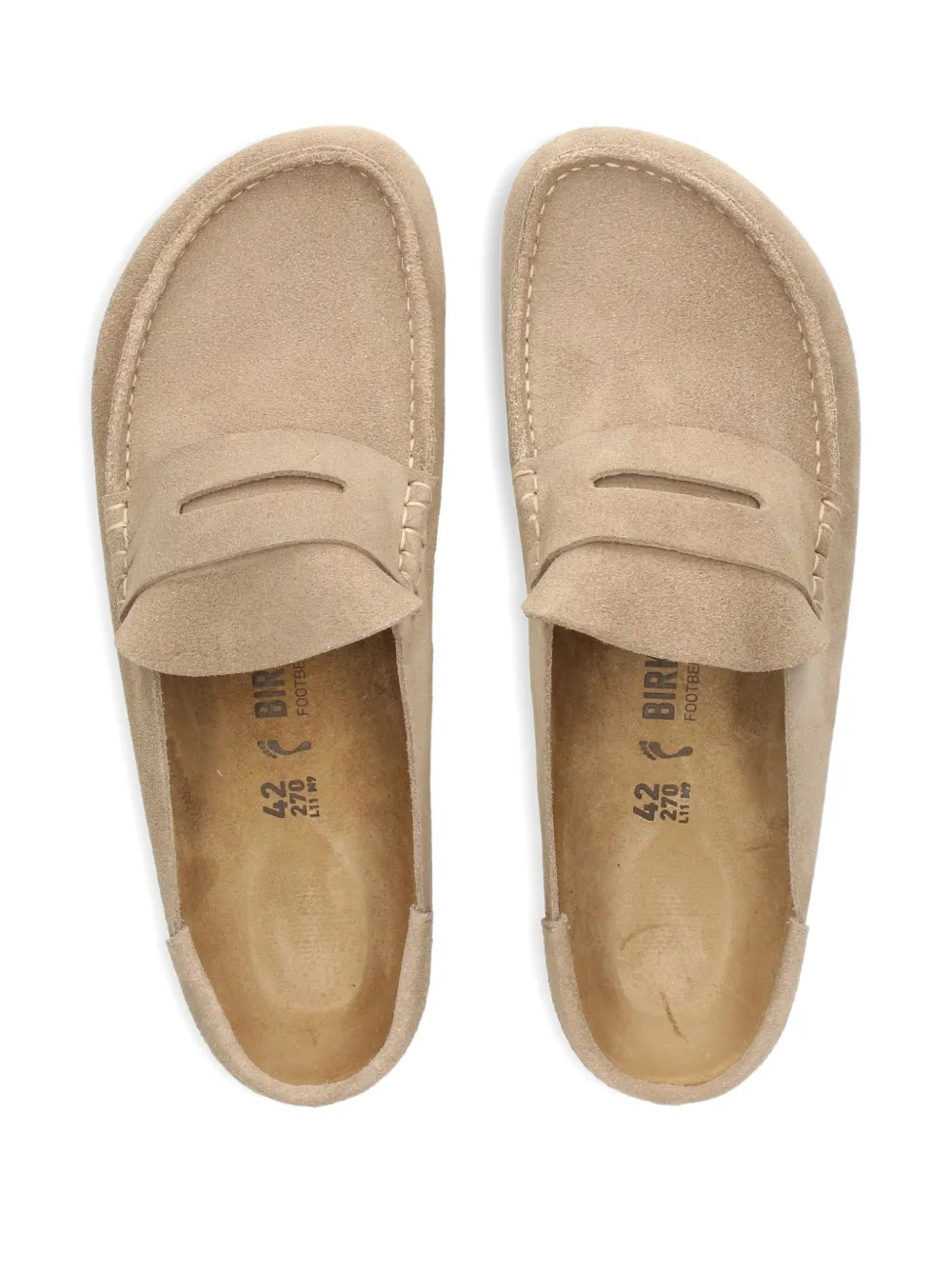 Birkenstock suede slippers Neutrals