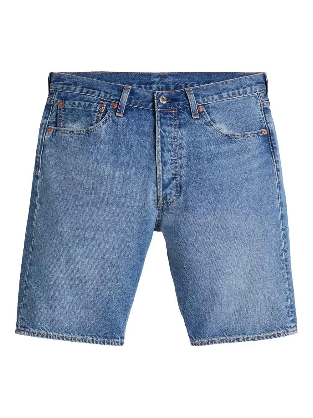 Levi's 501 denim shorts Blauw