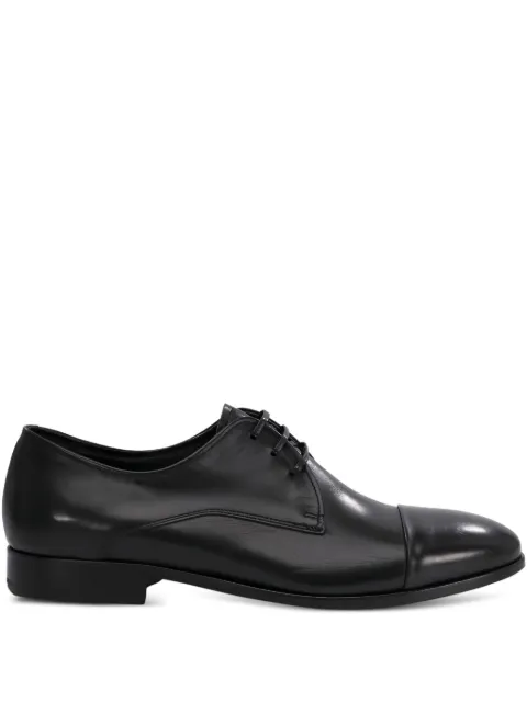 Fabi leather lace-up derby shoes