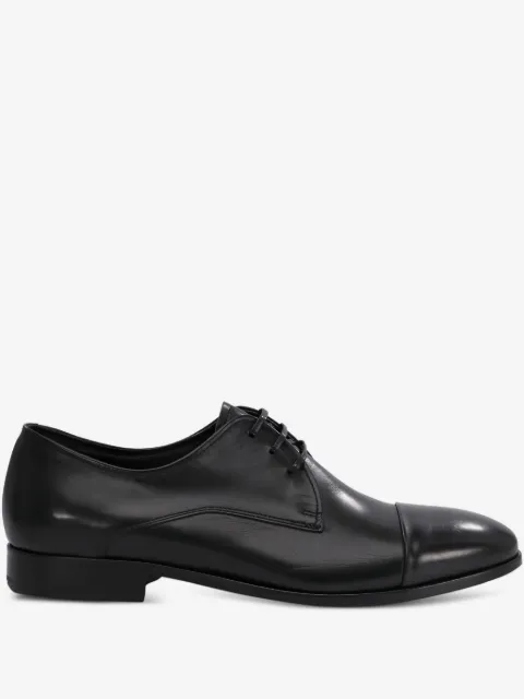 Fabi leather lace-up derby shoes