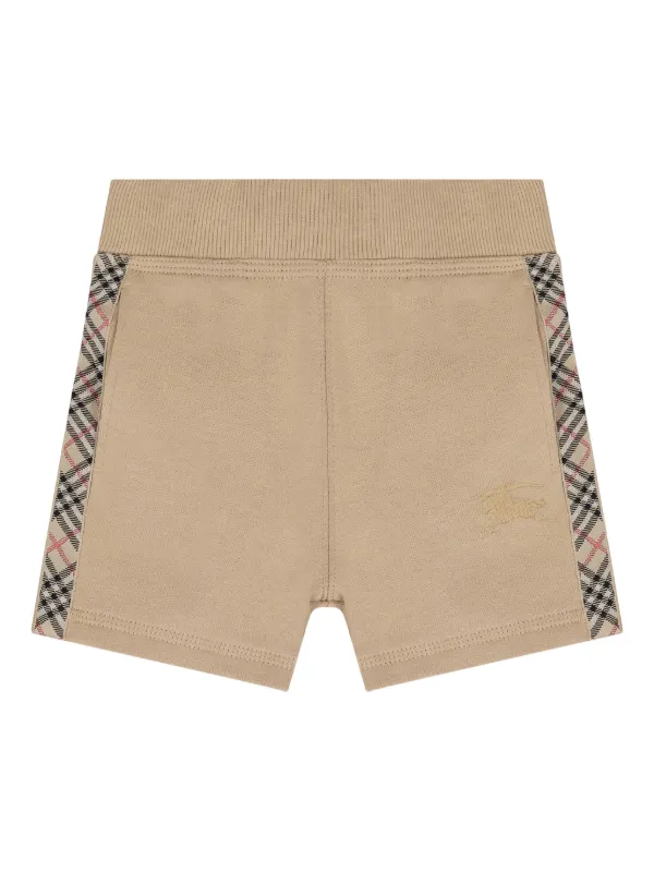Burberry Kids チェックパネル ショートパンツ | ニュートラル