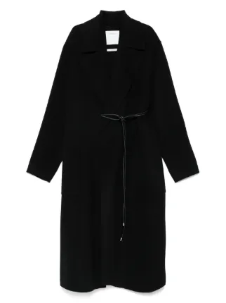 Sportmax Belted Coat | Black | FARFETCH