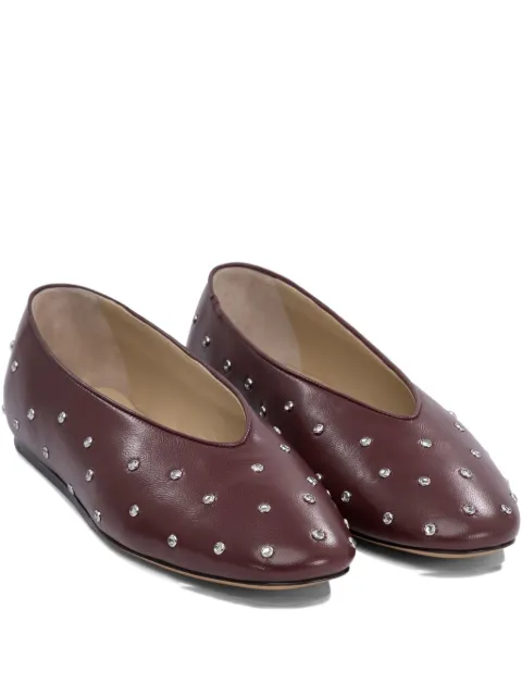 Le Monde Beryl crystal-embellished ballet flats
