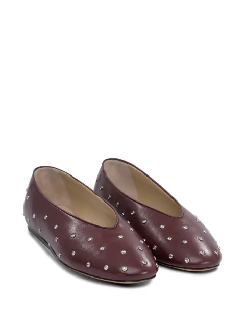 Le Monde Beryl crystal-embellished ballet flats