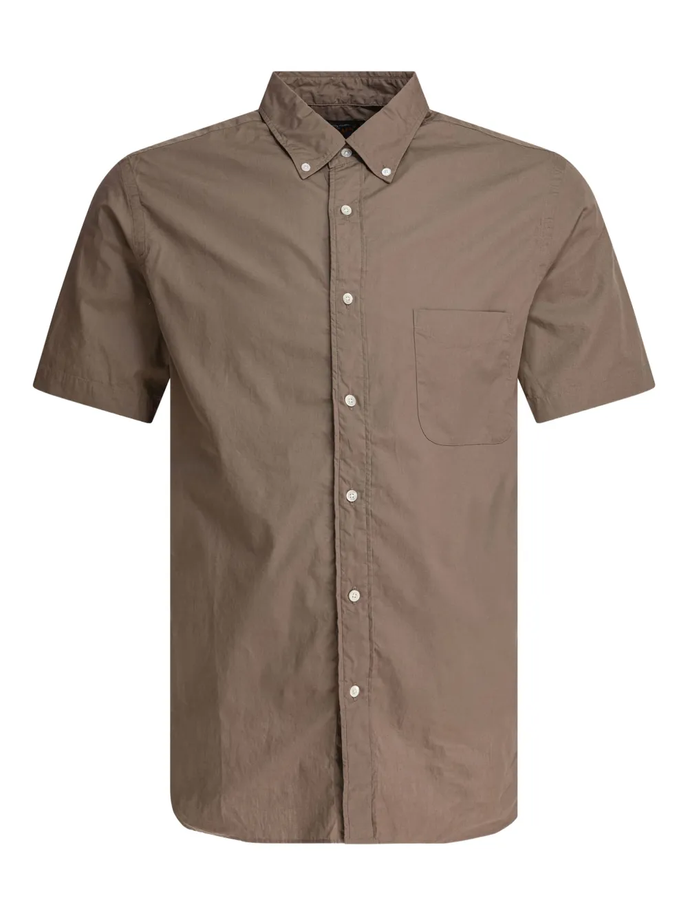 BEAMS PLUS short-sleeve pocket shirt Beige