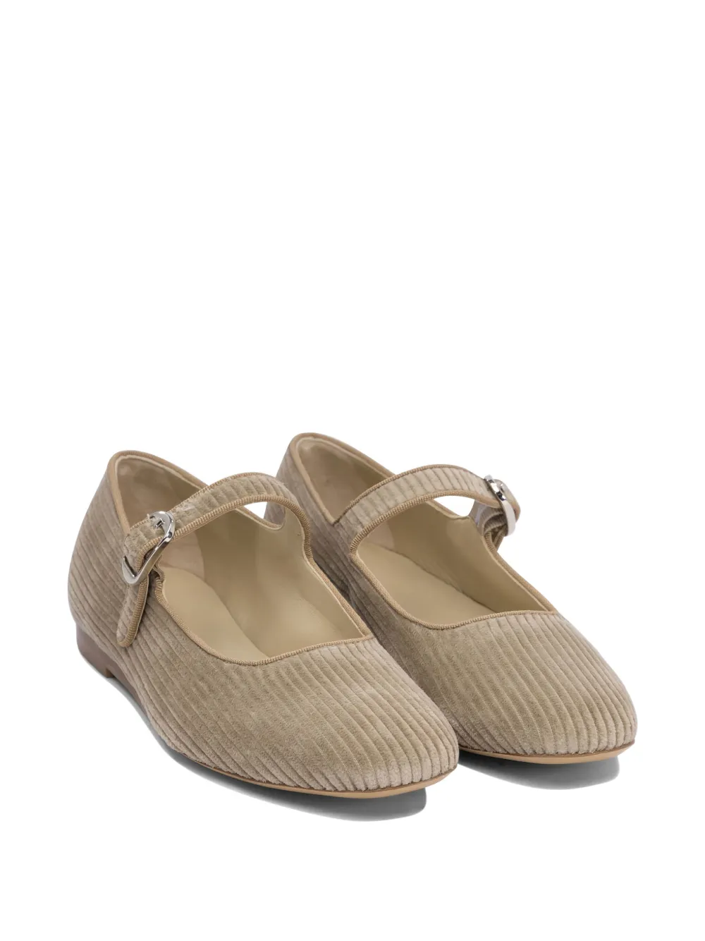 Le Monde Beryl corduroy buckle ballet flats | Image 2