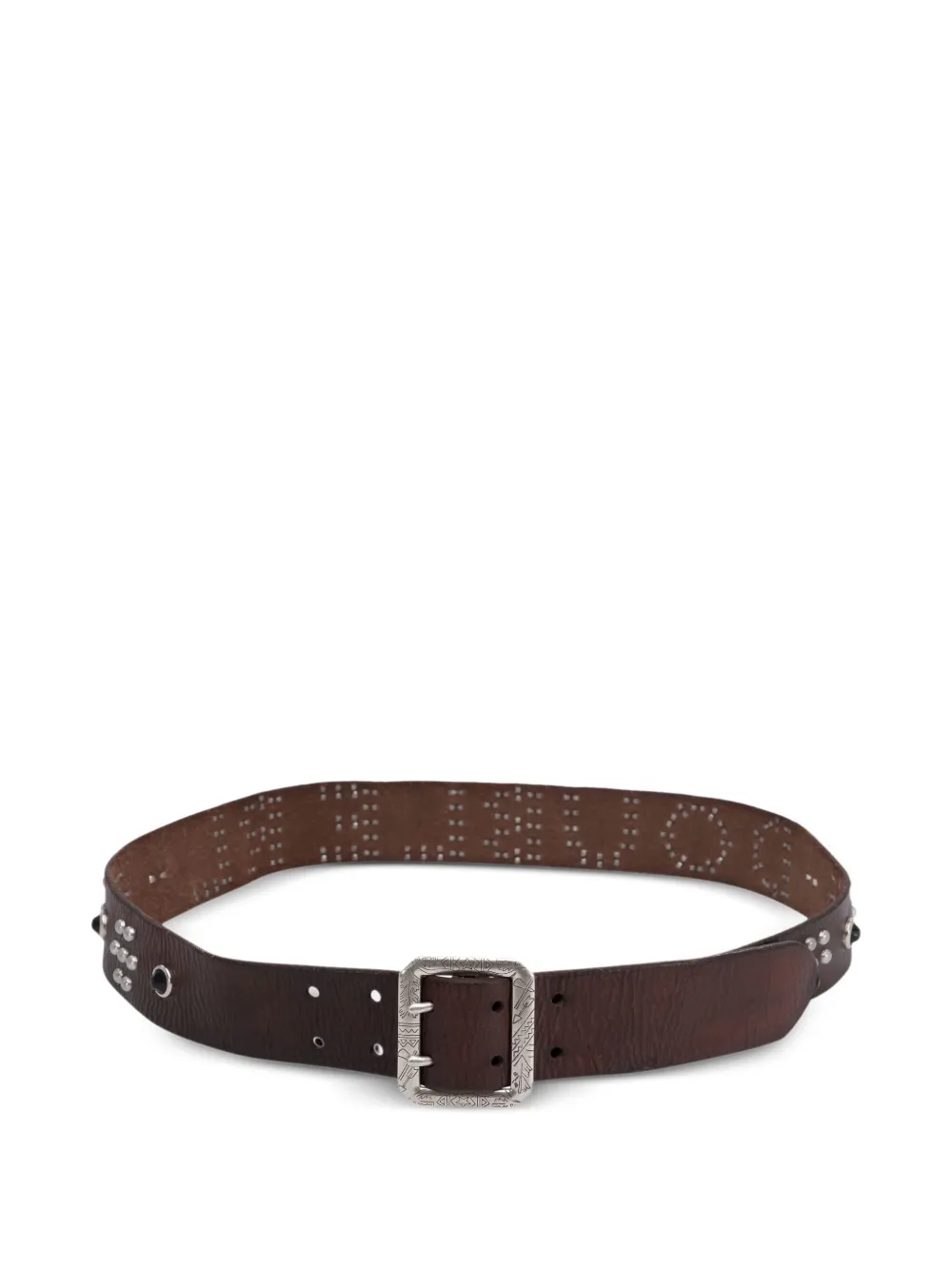 Ralph Lauren RRL Cintura con borchie - Marrone